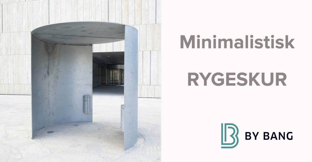 byrumsmøbler, et special rygeskur med askebæger