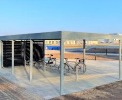 CASA 33 – Cykelskur og miljøstation i én løsning som cykelskur eller som overdækning til affaldscontainere