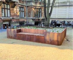 Plantekasser til Frederiksberg i corten