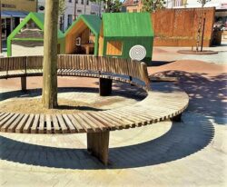 By Bangs cirkelplint på Ringe Torv