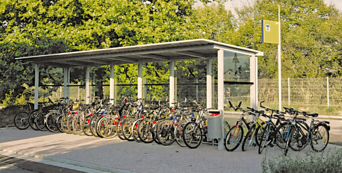CREDO – Enkelt skur til kollektive trafikstop eller cykelparkering