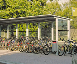 CREDO – Enkelt skur til kollektive trafikstop eller cykelparkering