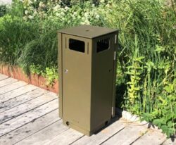 Cestino C40 affaldsortering med indkast fra 2 sider velegnet til affaldssortering