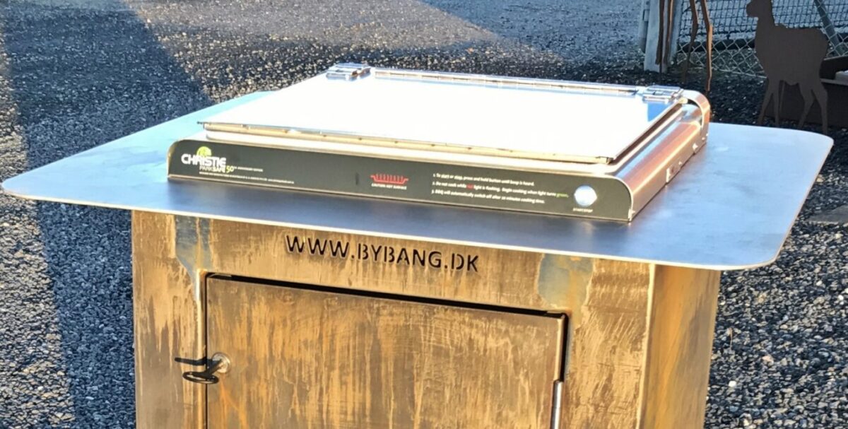 Elektrisk grillplade, folkegrillen i corten