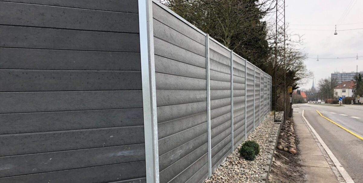 støjhegn basso, støjværn, støjdæmpende planker 38 db