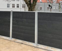 afskærmning med genbrugsplast