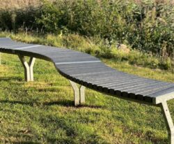 Crepa snoet plint med genbrugsstave / plaststave, Crepa Recycling plinte