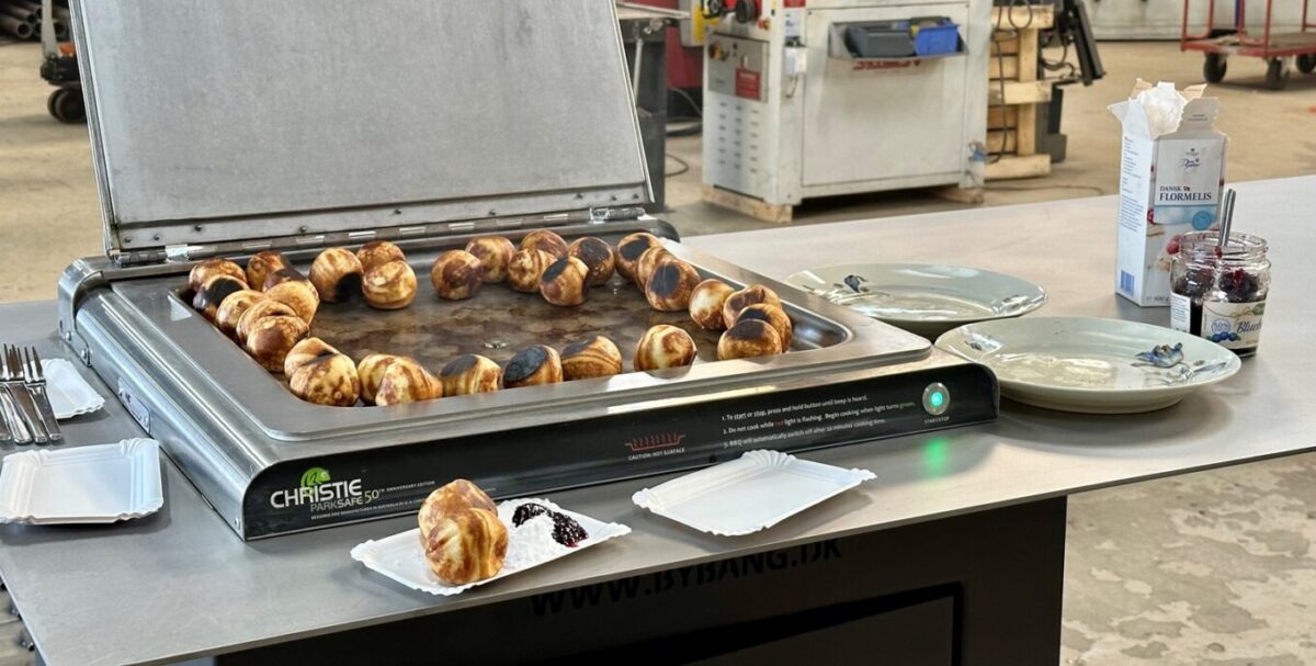 Elektrisk grillplade, folkegrillen i corten