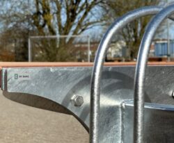 cirkelplint med cykelparkering
