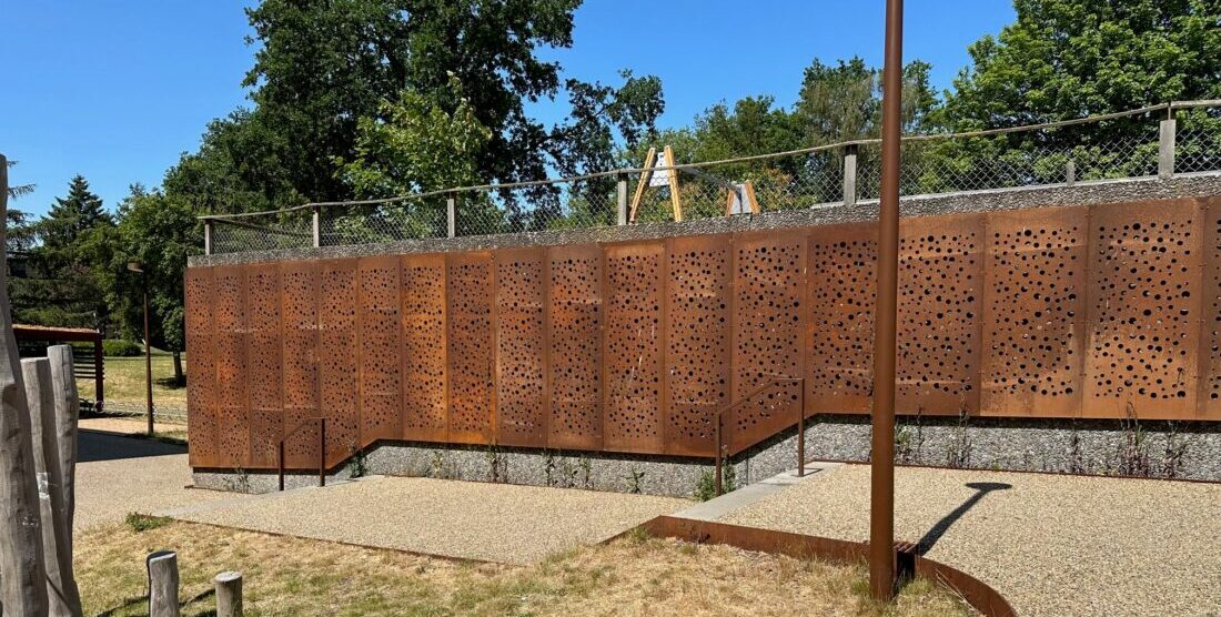 corten væg , afskærmning