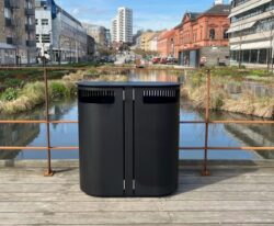 Affaldssortering 2 I EN | ideel affaldsbeholder med 2 x 90 liter