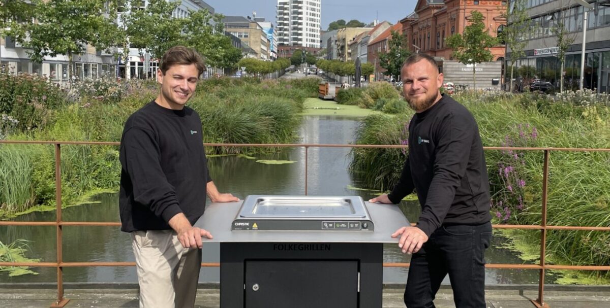 Folkegrillen repræsenterer det ypperste inden for moderne og bæredygtige grillløsninger