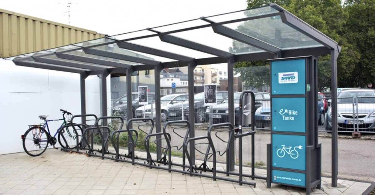 BETA-serien – Innovative løsninger til cykelparkering, cykelparkering på række