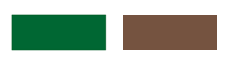 Grøn, Brun