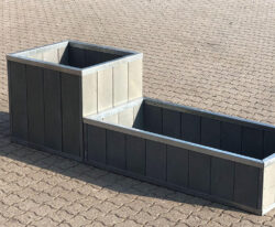Højbede i genbrugsplast genbrugsplast til planter