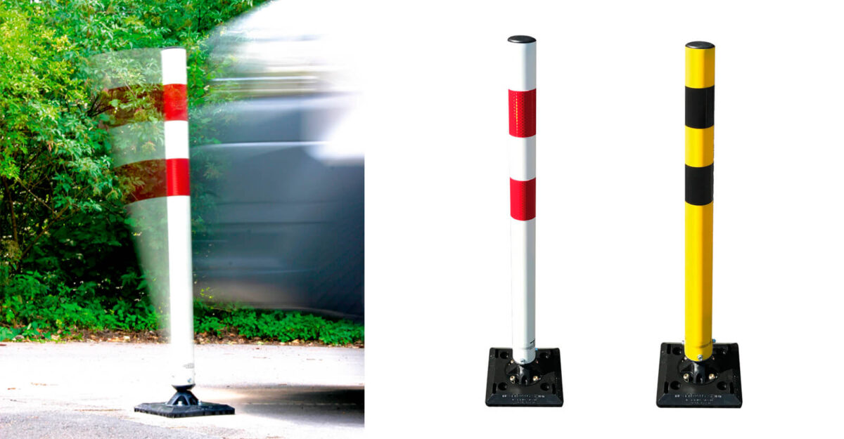 en plast pullert, der let vipper