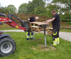 Plint montage i Odders Vitapark