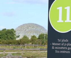 Info skilte og udendørsinventar fremstillet på By Bangs eget værksted til Randers Kommune